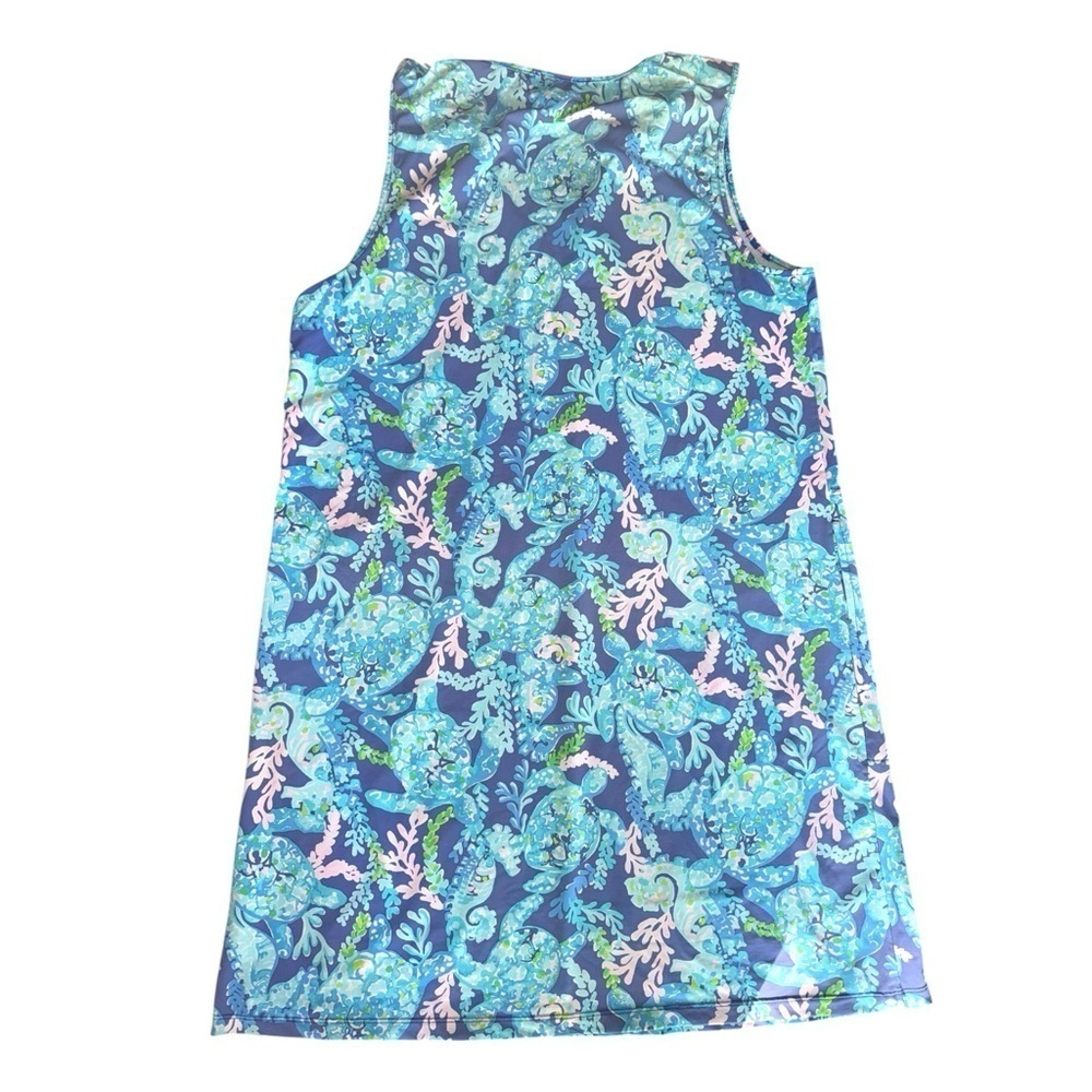 ▶️ Lilly Pulitzer ◀️ Johana Cover Up Pool Beach Dress Sea Turtle Large - Picture 11 of 14